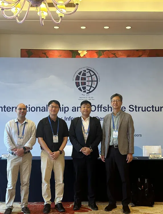 Professor Seo at the 22nd International Ship and Offshore Structures Congress in Wuxi